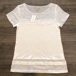NWT Banana Republic white Top